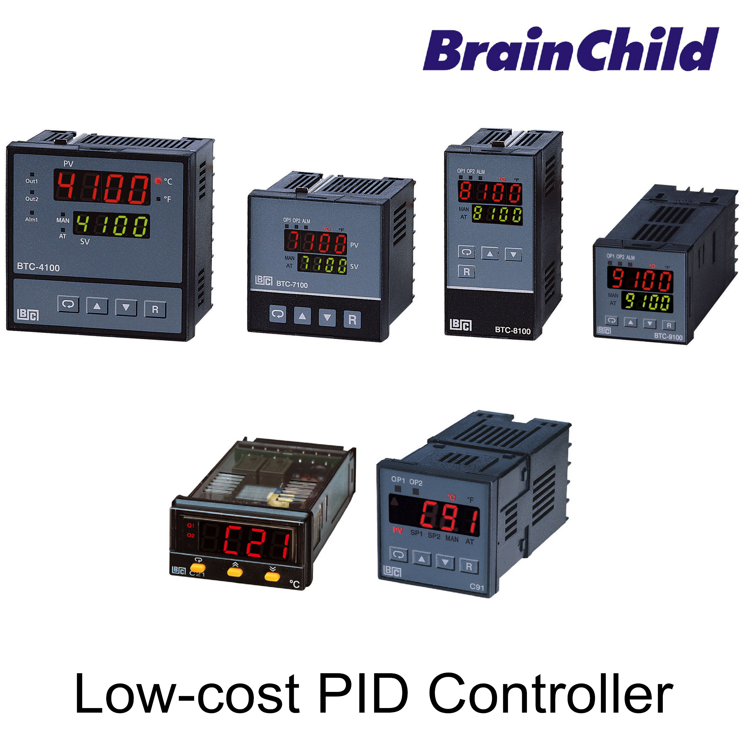 The Fuzzy Logic plus PID microprocessor-based temperature controller, incorporate two bright, easy t...